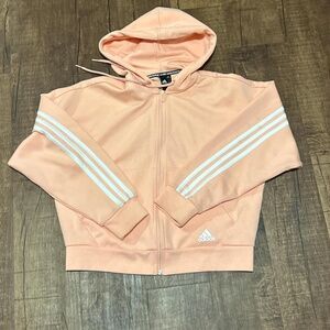 Women’s Light pink Adidas zip up jacket